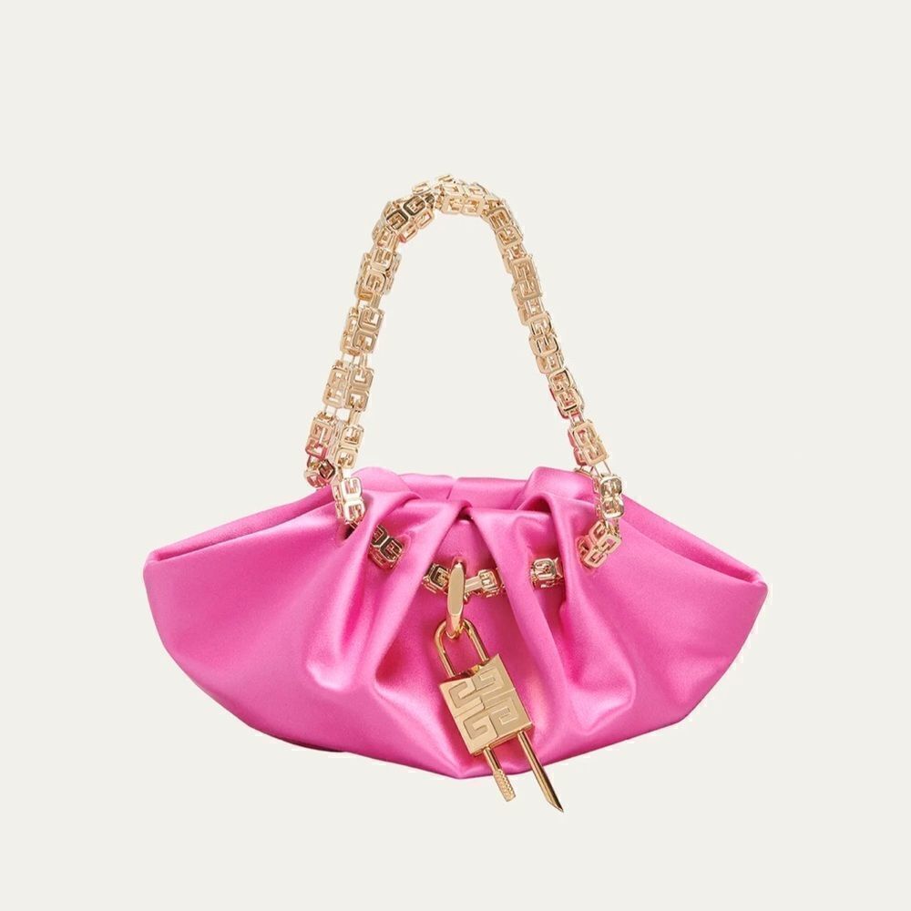 Givenchy Mini Kenny Top-Handle Bag with Monogram Chain